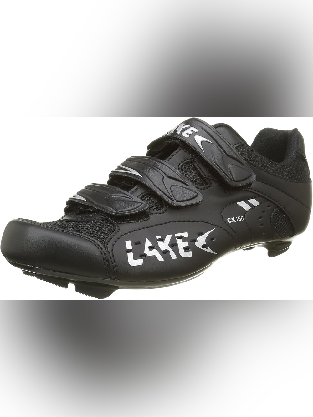 Men’s CX160 Black Strap bike Sneakers by Lake